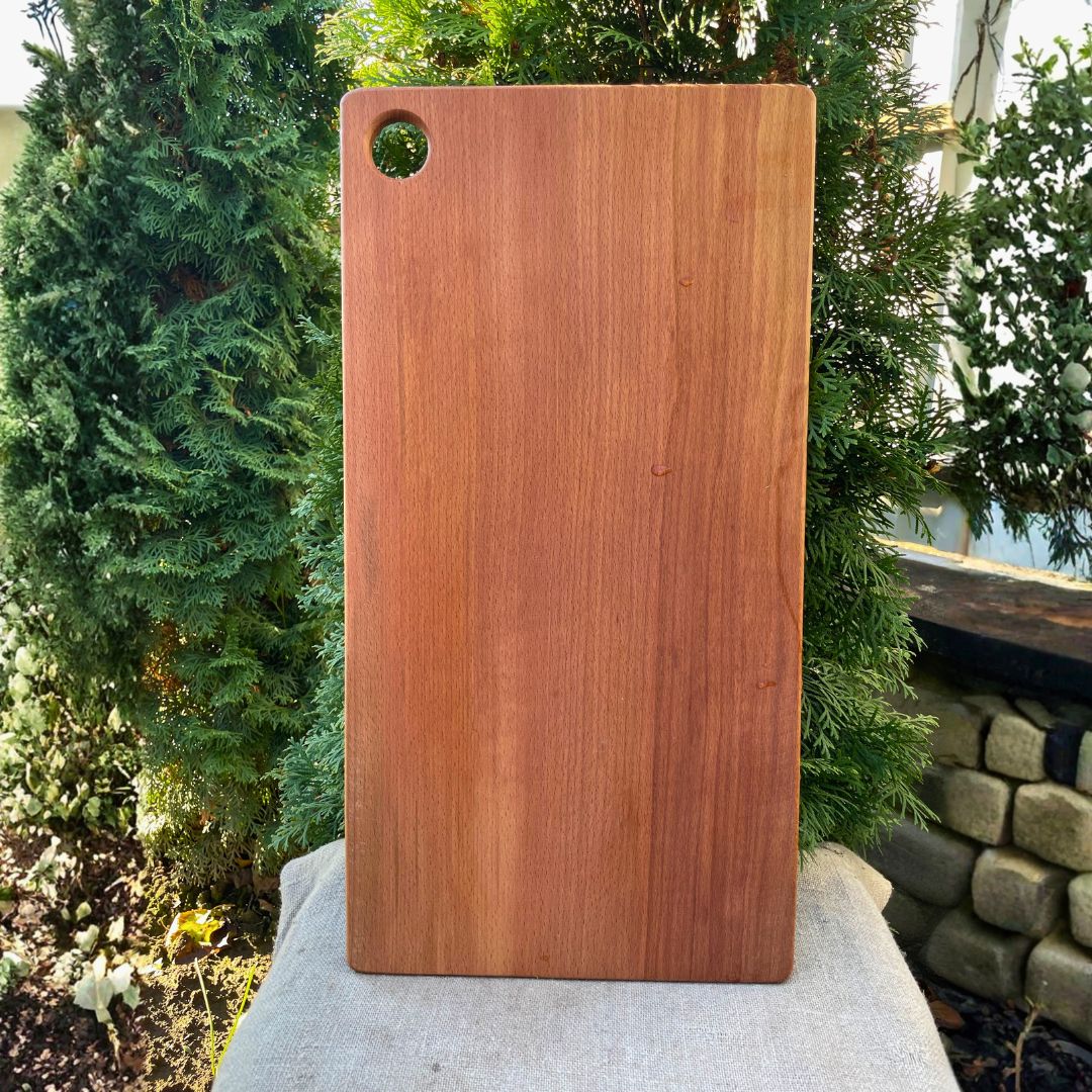 Кухонна обробна дошка з бука 30 х 55 см - Зображення 4