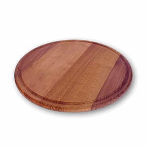 Дерев’яна кругла дошка для піци та подачі страв 32 см